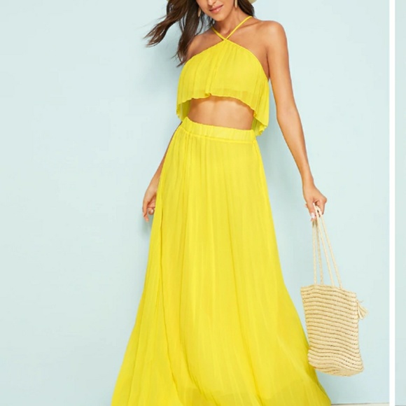 2 pc maxi dress